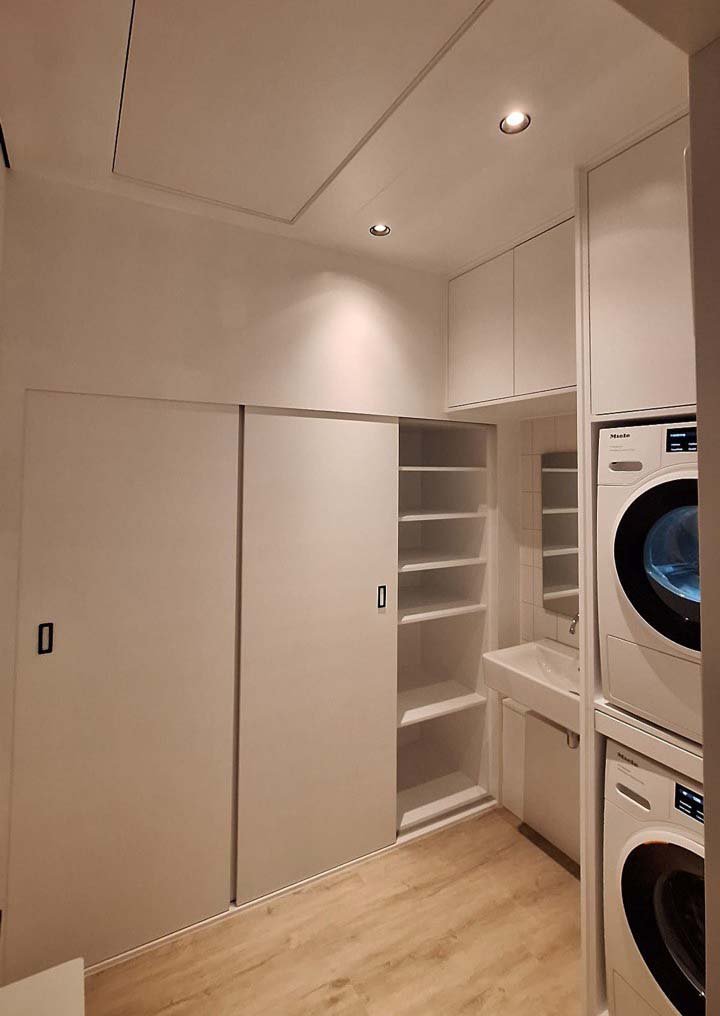 Maatwerk kast gerealiseerd door Timmerman van de Delftse Aannemer