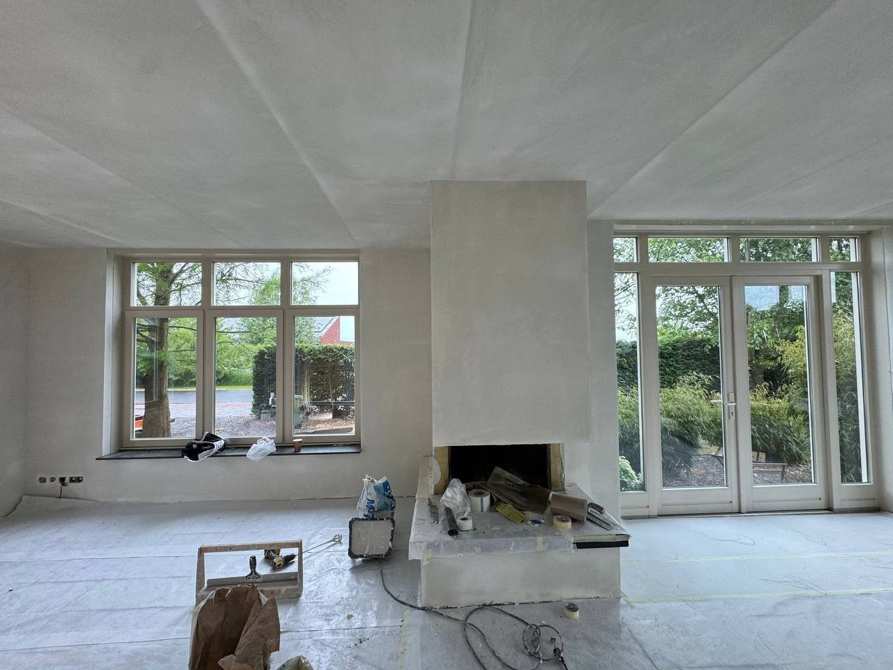 Woonkamer gestuct in Delft