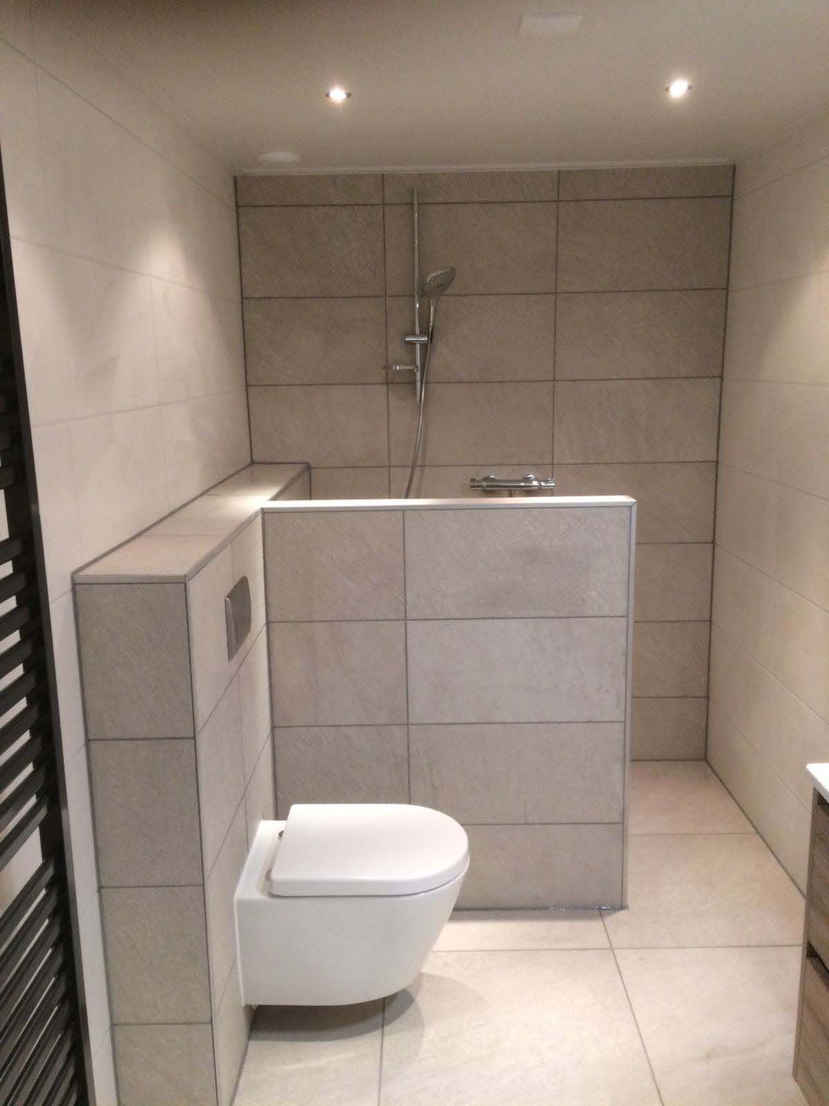 Toilet in badkamer gerenoveerd in Delft